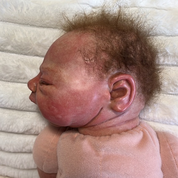 Beautiful reborn doll. Feels so realistic. Soft hair and articulated head/limbs. - Picture 11 of 16